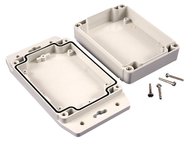 1555H2F42GY BOX, ABS, FLANGED LID, IP66 HAMMOND