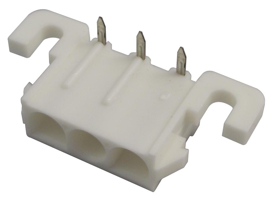 1-350943-0 HEADER, RIGHT ANGLE, SINGLE ROW, 3 WAY AMP - TE CONNECTIVITY