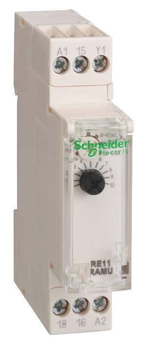 RE17RCMU TIME DELAY RELAY, SPDT, 100H, 250VAC SCHNEIDER ELECTRIC