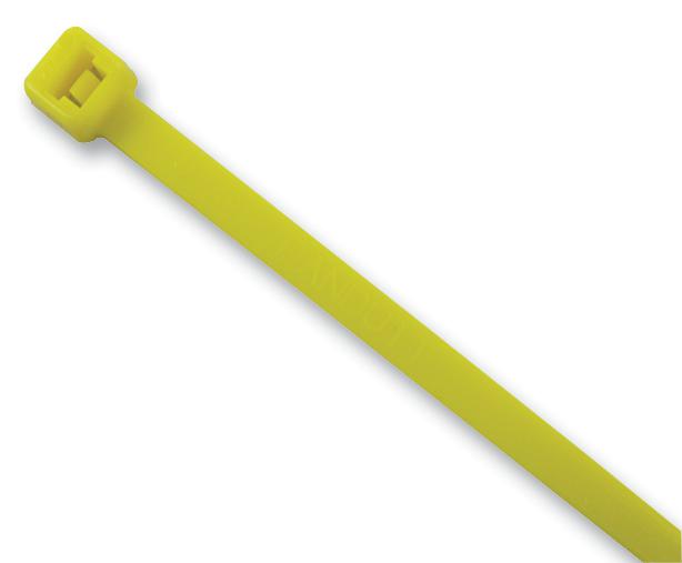 PLT4S-C4Y CABLE TIE, 368X4.8MM, YEL, PK100 PANDUIT