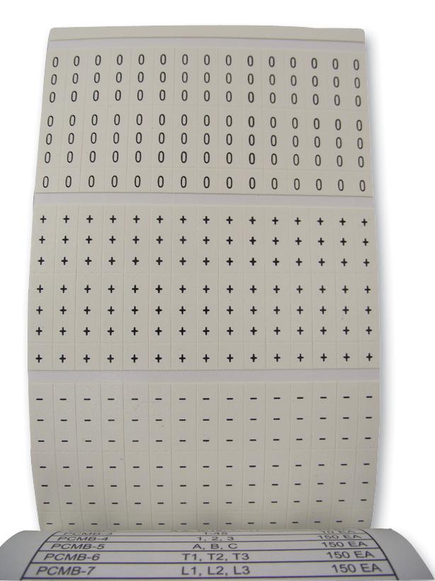 PCMB-15 CABLE MARKER, 1-45, X10, 0+-, X15 PANDUIT