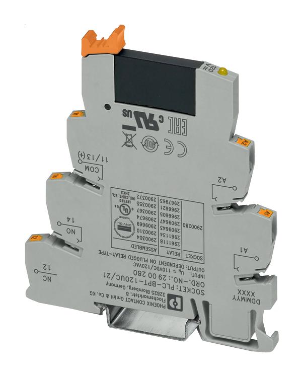 PLC-OPIT-120UC/ 24DC/2 PLC OPTOCOUPLER, D/RAIL, 120UC/24DC PHOENIX CONTACT
