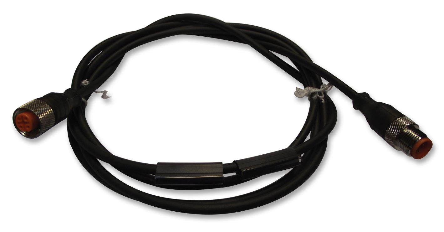 RST 4-RKT 4-225/2M LEAD, PUR, M12, PLUG - SKT, 4P,2M LUMBERG AUTOMATION