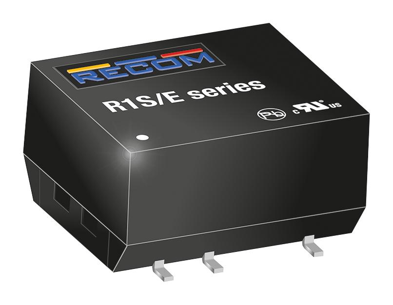 R1S-3.305/E DC/DC CONV, 1W, 5V, 0.2A RECOM POWER