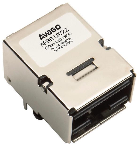 AFBR-5972Z FIBER OPTIC, TRANSCEIVER, 650NM BROADCOM