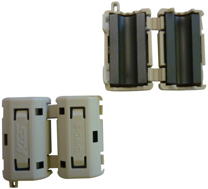 RFC-20 FERRITE CORE, SPLIT, 20MM, 180 OHM KE KITAGAWA