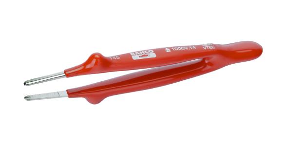 2820VTEE TWEEZERS, INSULATED, 1000V, 150MM BAHCO