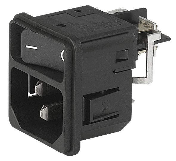 DC11.0001.301 INLET, IEC, C14, DC11, 10A SCHURTER
