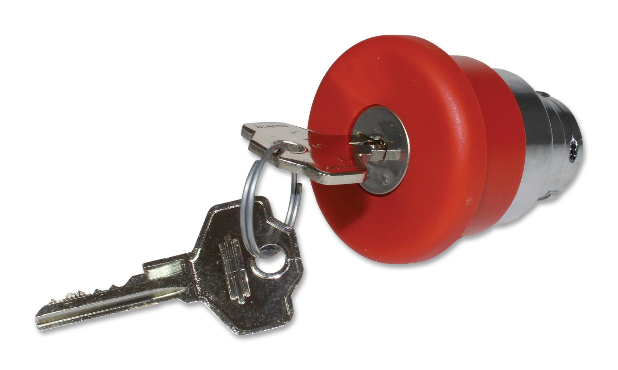 CCTTM41LR SWITCH, E-STOP, KEY, 40MM, METAL, RED CAMDENBOSS
