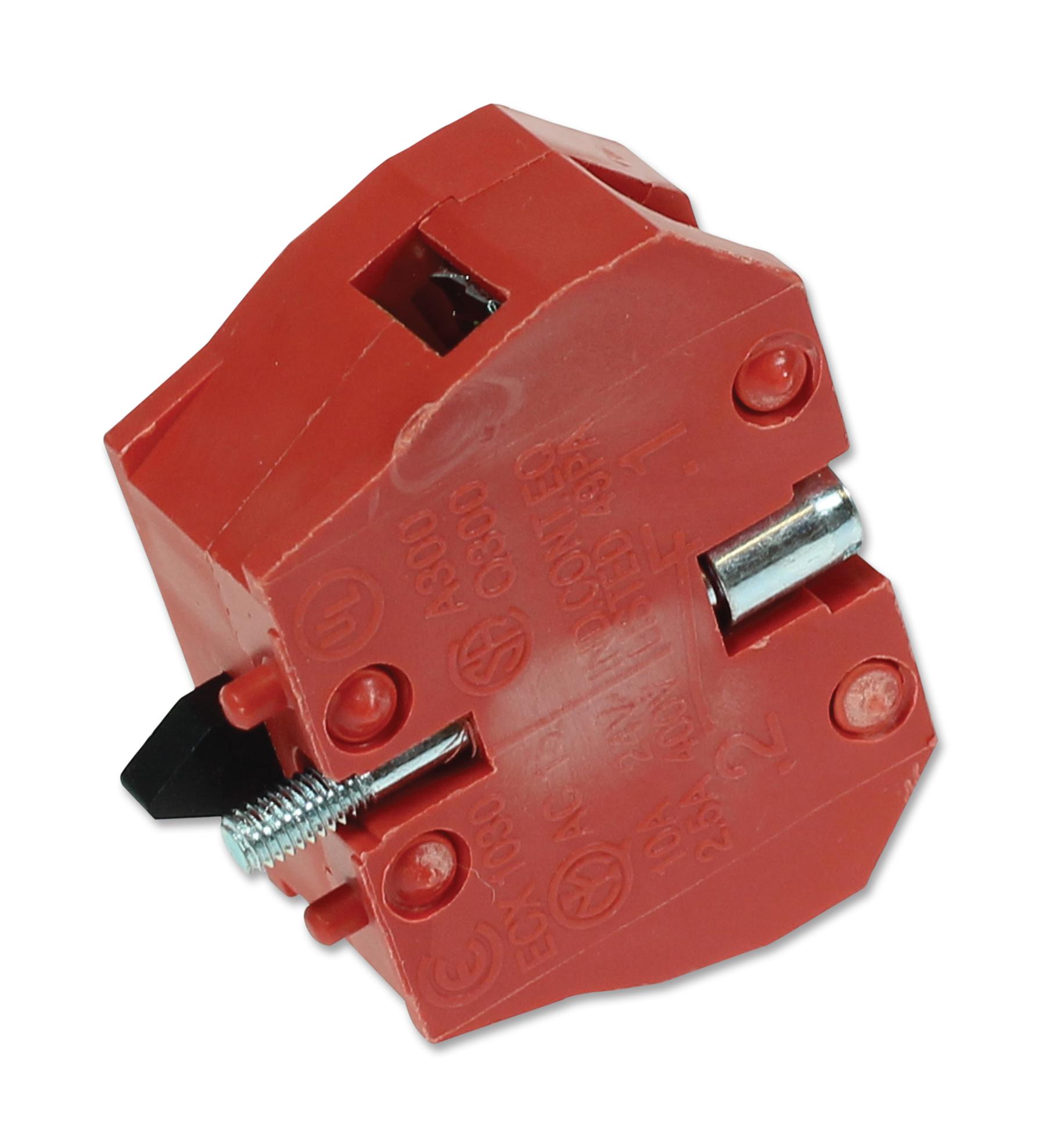 CCTTC1R CONTACT BLOCK, NC, RED CAMDENBOSS