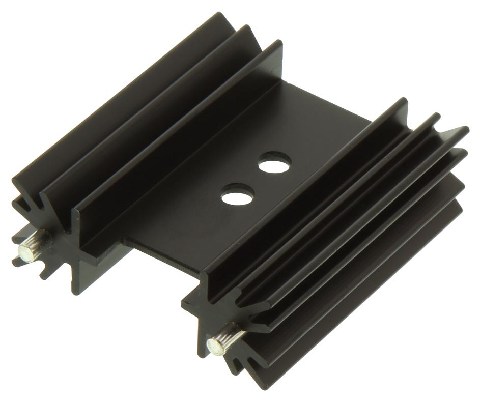 EA-T220-38E HEATSINK, TO-220, 38.1MM, BLACK OHMITE