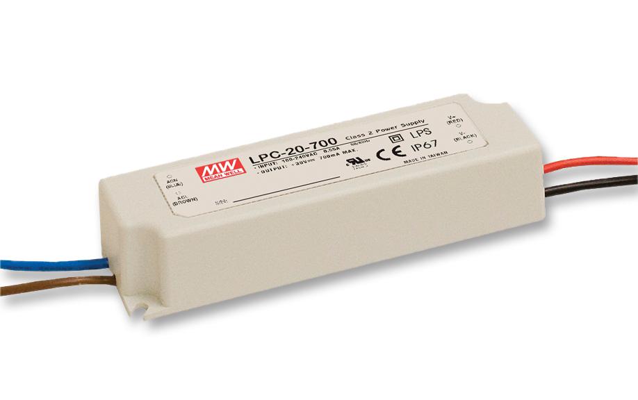 LPC-60-1750 LED DRIVER, AC-DC, CC, 1.75A, 34V MEAN WELL