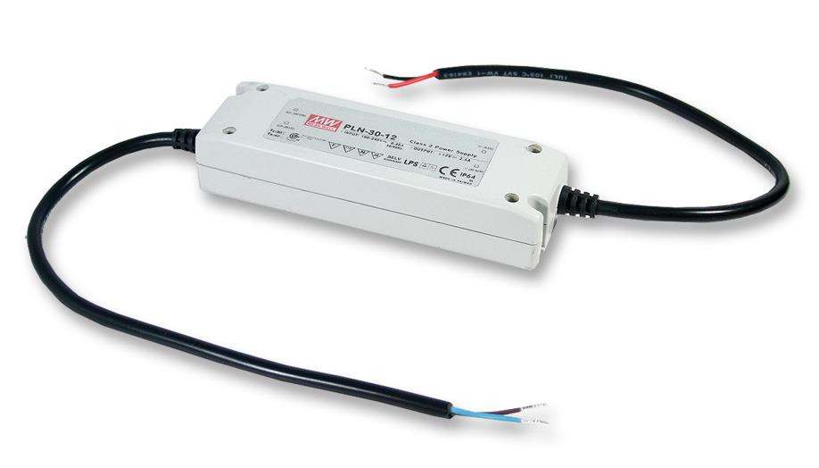 PLN-20-24 LED DRIVER, AC-DC, CC, 0.8A, 24V MEAN WELL
