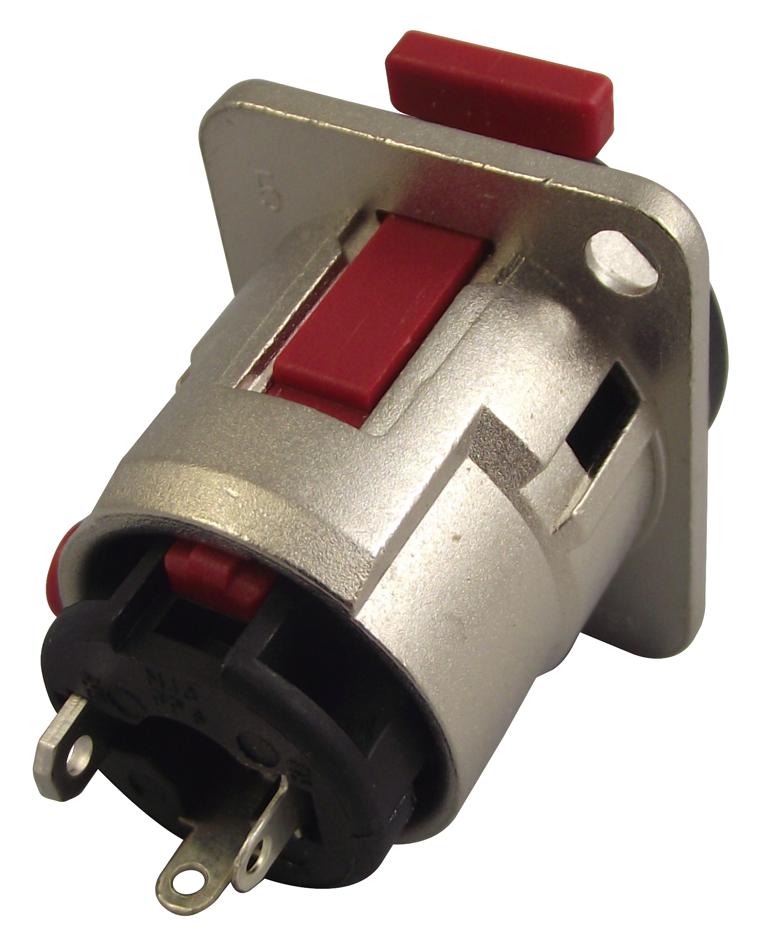 NJ3FP6C SOCKET, 1/4" JACK, PANEL, LOCKING NEUTRIK