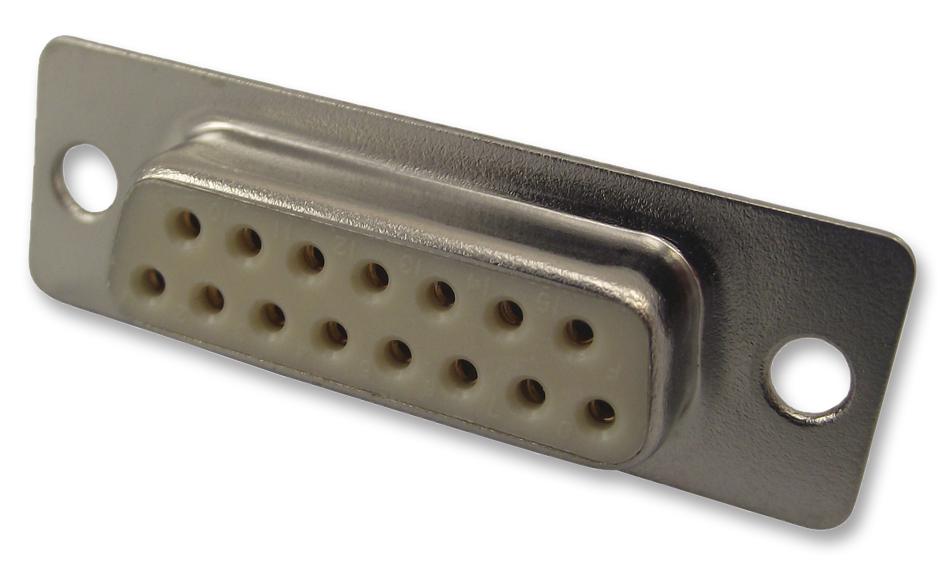 172-E15-203R001 D SUB, SOCKET, SOLDER CUP, 15WAY NORCOMP
