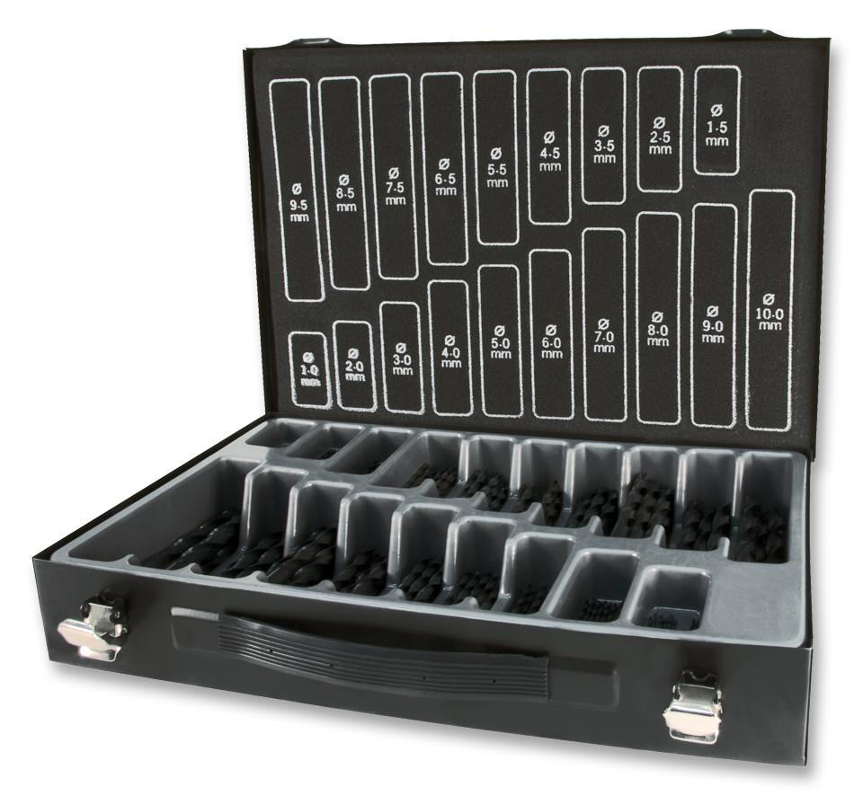 A 205 200 SET, TWIST DRILL , N-HSS-R, 170PC TERRAX