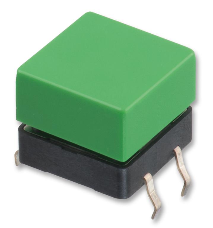 714308050 CAP, GREEN, FOR 12X12MM TACT SWITCH WURTH ELEKTRONIK