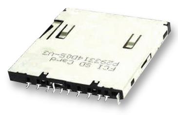 10067847-001RLF CONNECTOR, SD CARD, SMT, R/A, 11WAY AMPHENOL ICC