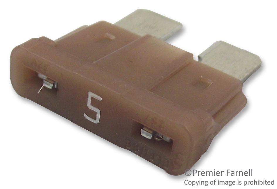 0287005.PXCN FUSE, ATOF, BLADE, 5A LITTELFUSE