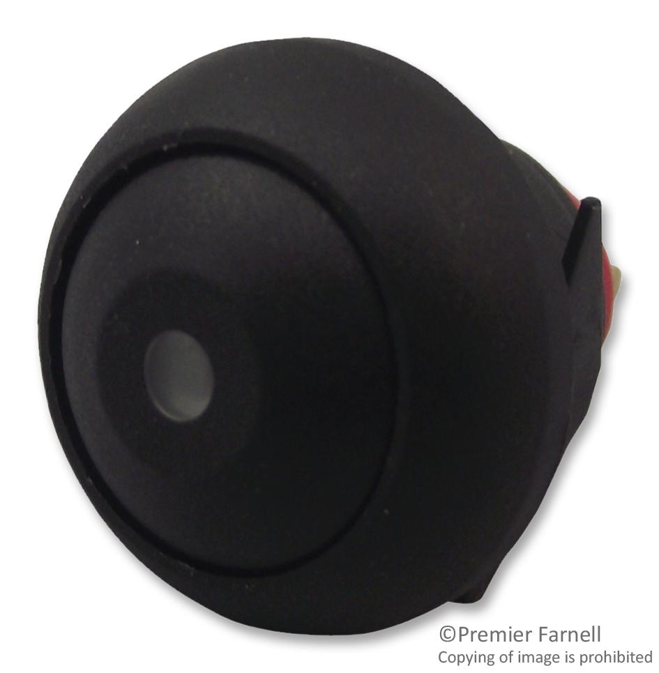 MCPAS6-B2-M1CES2-5L3 SWITCH, ROUND, ILLUM DOT, RED MULTICOMP PRO