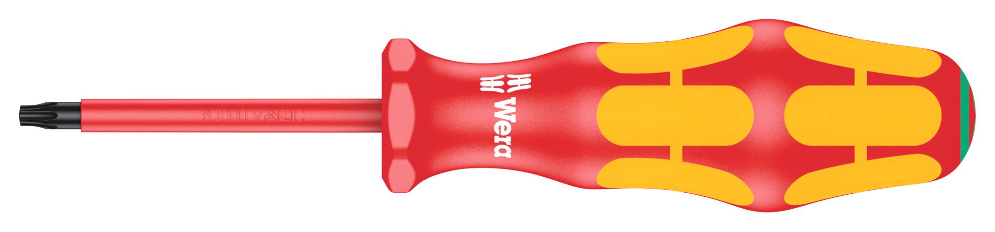 167I 3K TX 20 X 80 MM DRIVER, TORX, INSULATED, TX20 WERA