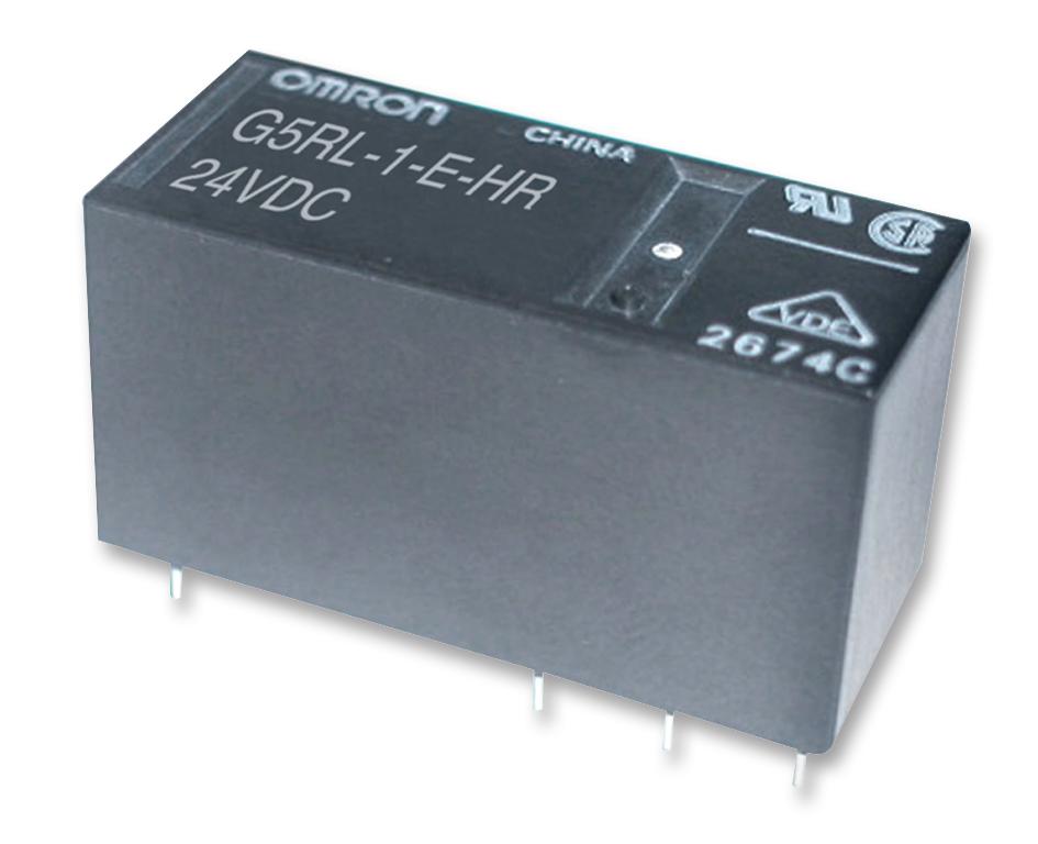 G5RL-1A-E-HR DC24 RELAY, SPST-NO, 277VAC, 24VDC, 16A OMRON