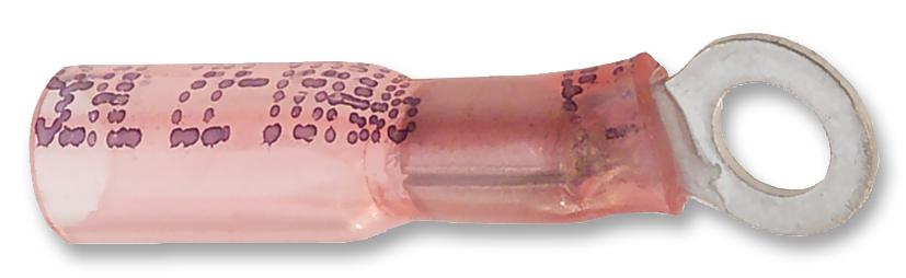 19164-0004 TERMINAL, RING TONGUE, 1/4", RED, 18AWG MOLEX