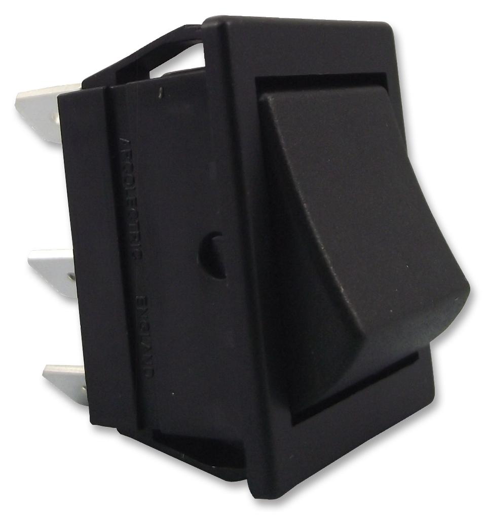 C1560AAAAA SWITCH, ROCKER, DPDT, BLACK, ON-ON ARCOLECTRIC (BULGIN LIMITED)