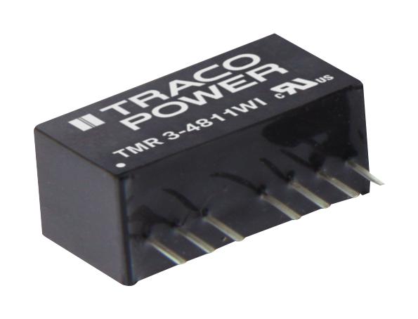 TMR 3-2412WI DC/DC, 24V/12V, 3W, SIP TRACO POWER