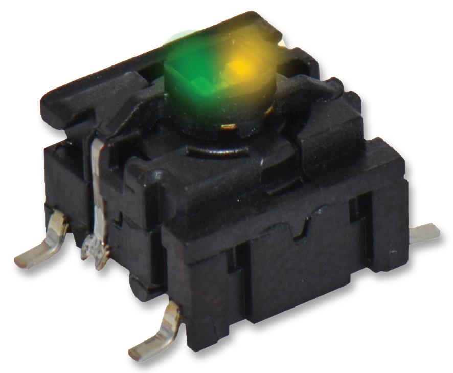 5GSH9352242 SWITCH, SMD, IP67, 3.5N, GRN/YLW LED MULTIMEC