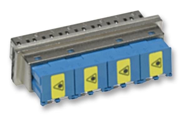 106121-0300 LC ADAPTOR, 8 PORT, WITH SHUTTER MOLEX