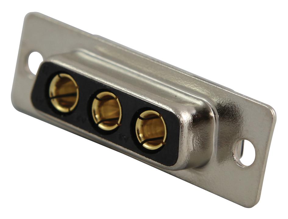 680S3W3203L201 D SUB, COMBO, RECEPTACLE, 20AMP, 3WAY NORCOMP