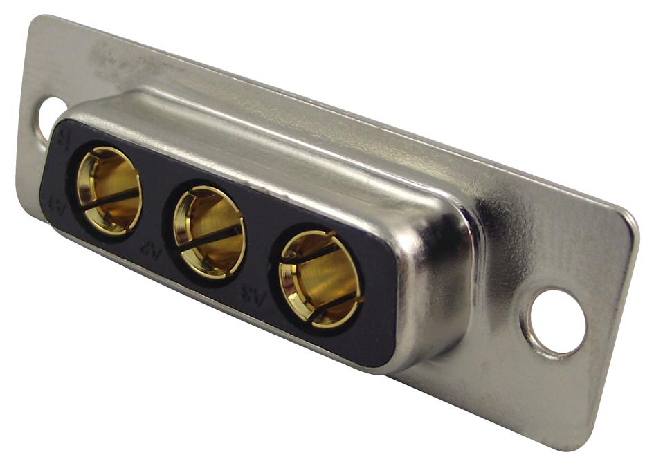 680S3W3203L401 D SUB, COMBO, RECEPTACLE, 40AMP, 3WAY NORCOMP