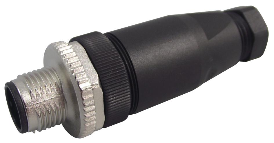 SACC-M12MS-5CON-PG 7-M PLUG, M12, PLUSCON, A CODE, 5 WAY PHOENIX CONTACT