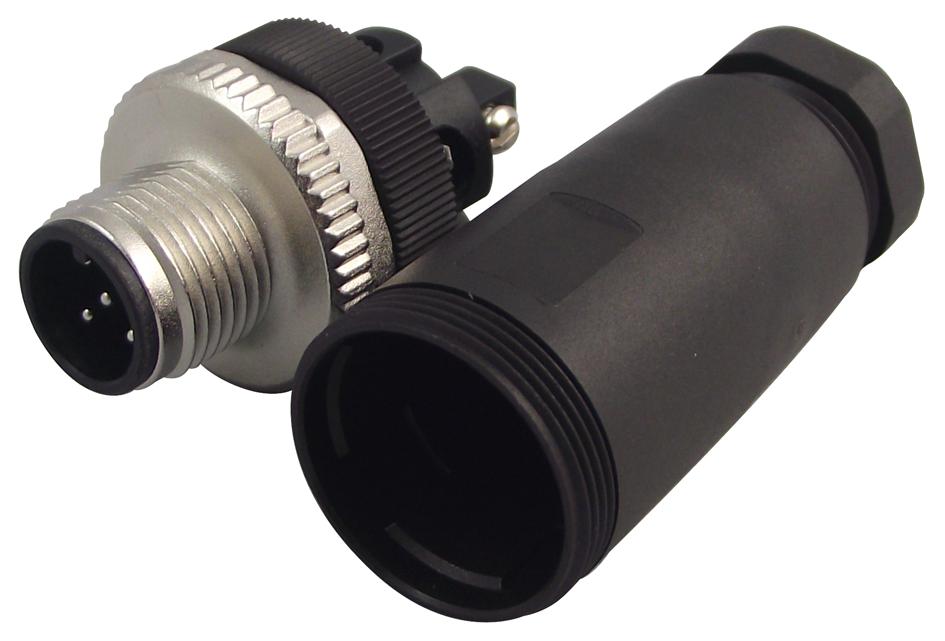 SACC-M12MS-5CON-PG 9-M PLUG, M12, PLUSCON, A CODE, 5 WAY PHOENIX CONTACT