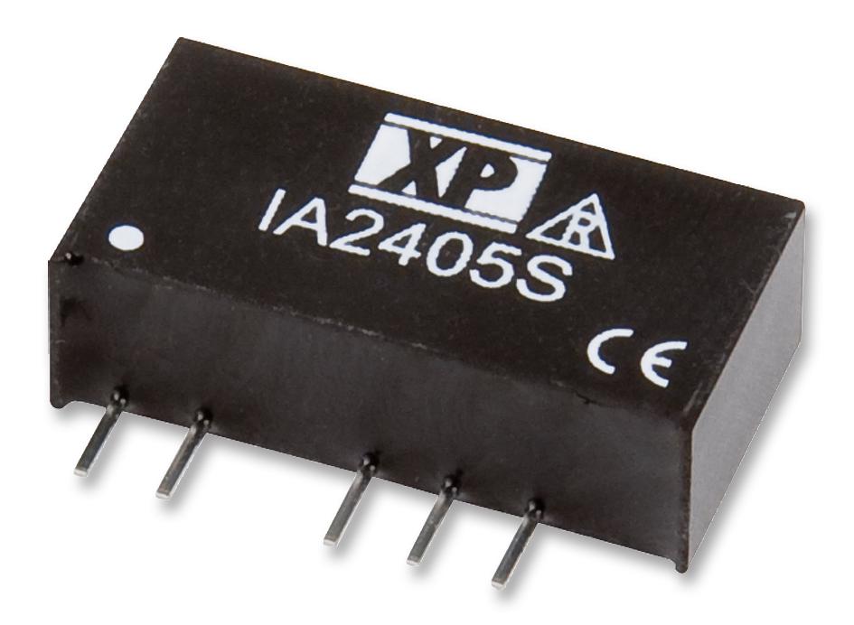 IA0305S DC/DC CONVERTER, +/-0.1A, +/-5V, 1W XP POWER