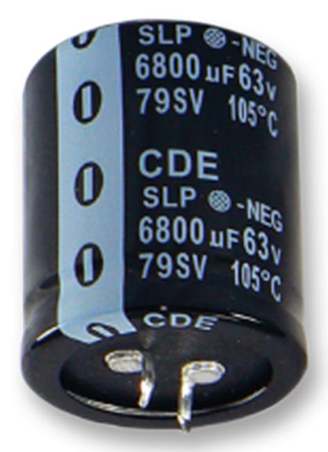 SLP472M050C5P3 CAP, 4700µF, 50V, ALU ELEC, SNAP IN CORNELL DUBILIER