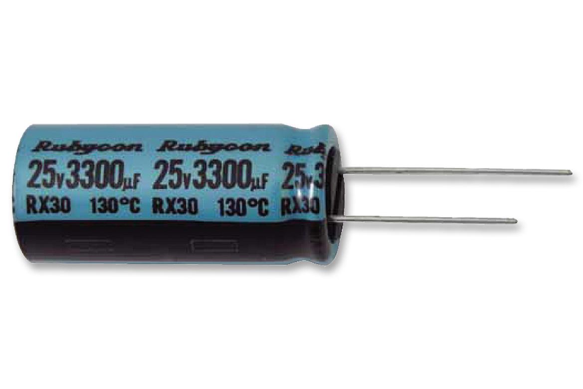 35RX302200M16X35.5 CAP, 2200µF, 35V, 20% RUBYCON