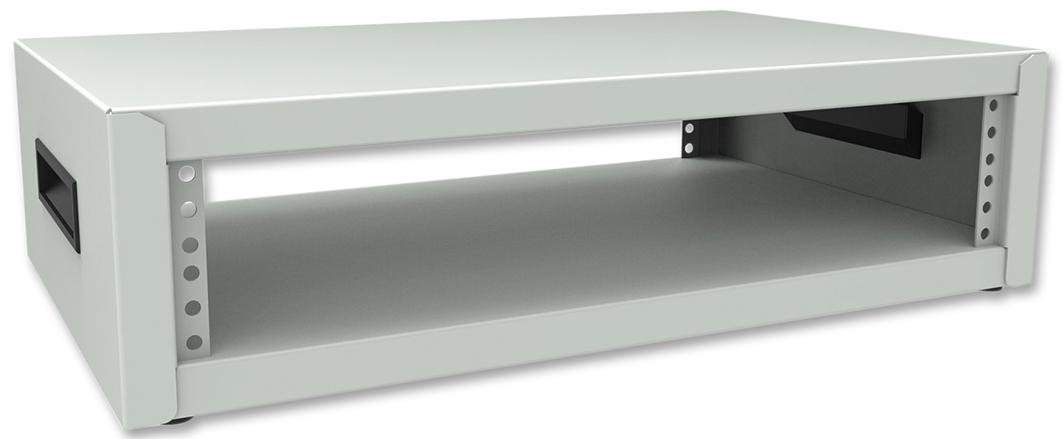 RCBS1900513LG1 CABINET, TABLE TOP, 3U, 1 SLOT, STEEL HAMMOND