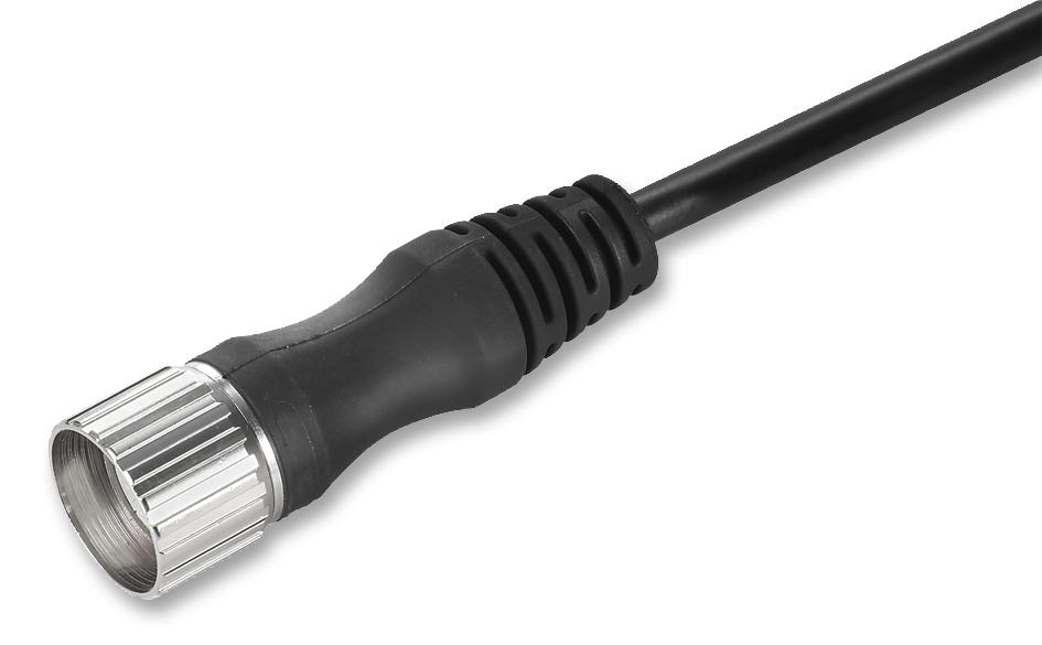 SAIB-M23-12P-ST-5.0M CONNECTOR, RCPT/ FREE END, M23, 12 WAY WEIDMULLER