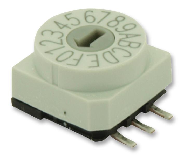 P65SMT101 SWITCH, ROTARY, 10 POS, BCD, SMD HARTMANN CONCO
