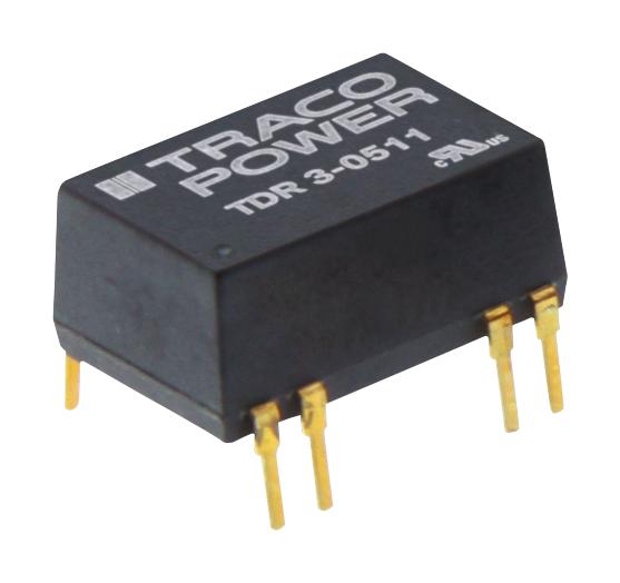 TDR 3-2411 DC/DC CONVERTER, 3W, 5V, 0.6A TRACO POWER
