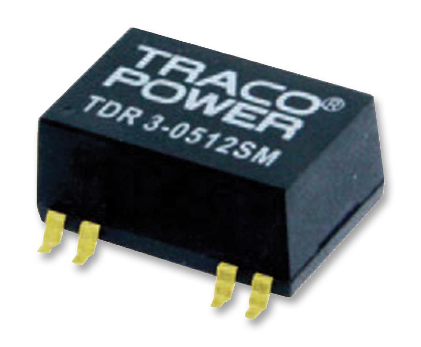 TDR 3-2413SM DC/DC CONVERTER, 3W, 15V, 0.2A TRACO POWER