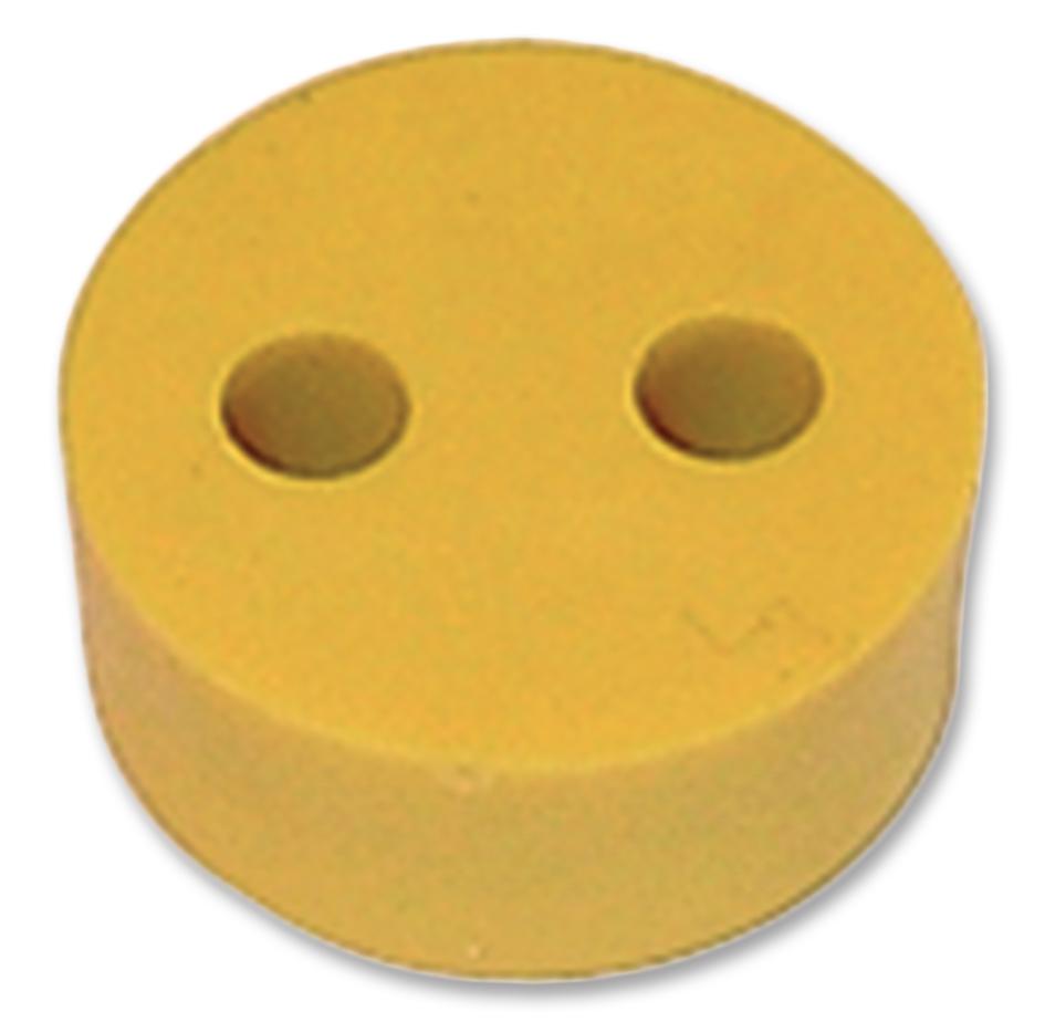 600030600 GROMMET, 2 HOLES, 5.5MM, TPE, PK5 HYLEC
