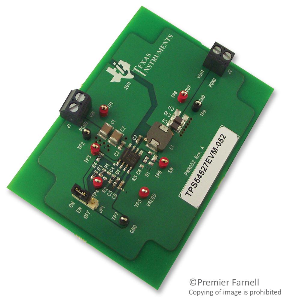 TPS54527EVM-052 . EVAL BOARD, SYNCHRONOUS STEP DOWN CONV TEXAS INSTRUMENTS
