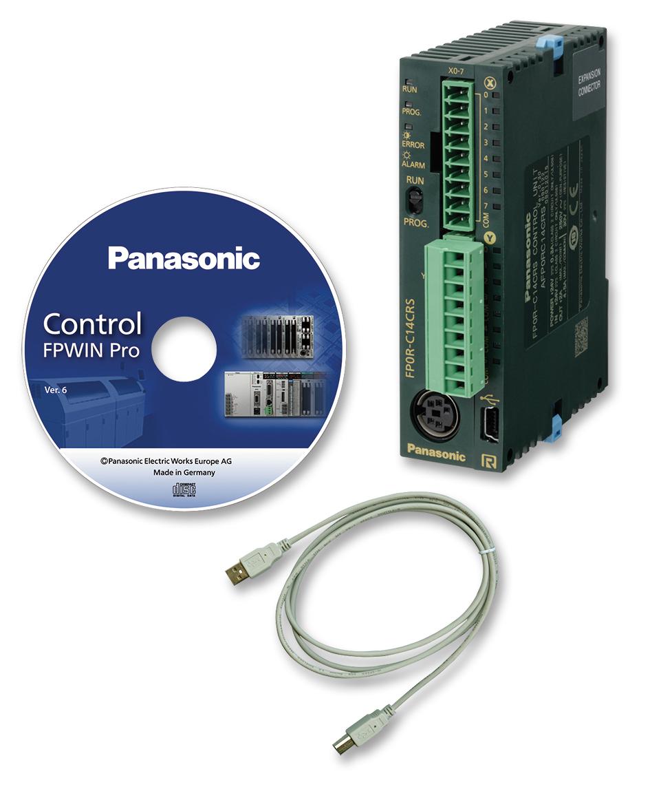 KITFP0RC14RS KIT, PLC STARTER, 8 I/P, 6 O/P, 24VDC PANASONIC