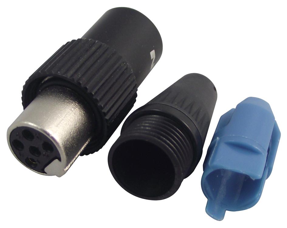 RT5FCT-B CONNECTOR, XLR, SOCKET, 5POS, CABLE REAN