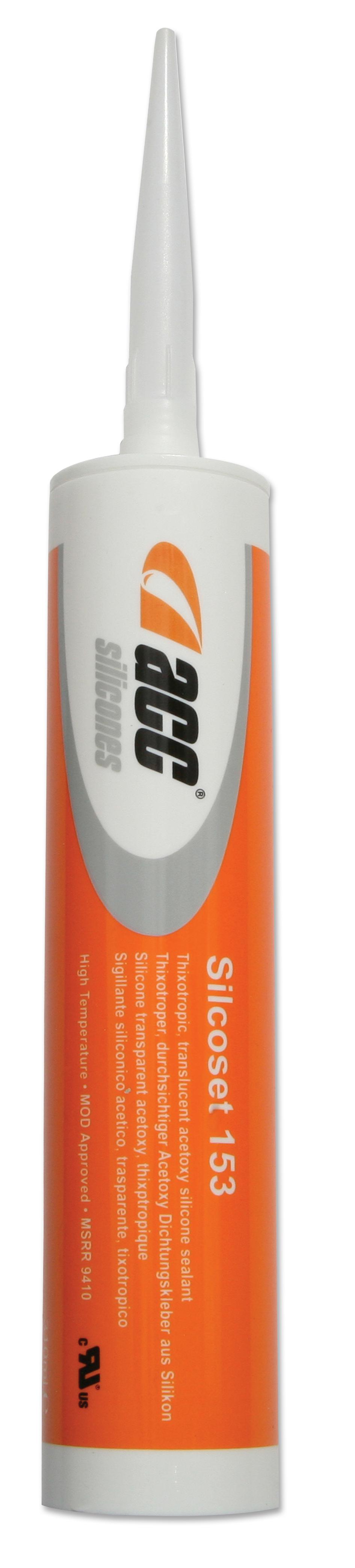 SILCOSET 153 310ML ADHESIVE, SEALANT, 310ML, TRANSPARENT CHT