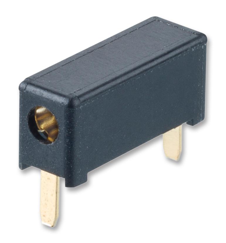 M3498-98 TEST JACK, 5A, 1.5KV, TH, BLACK HARWIN