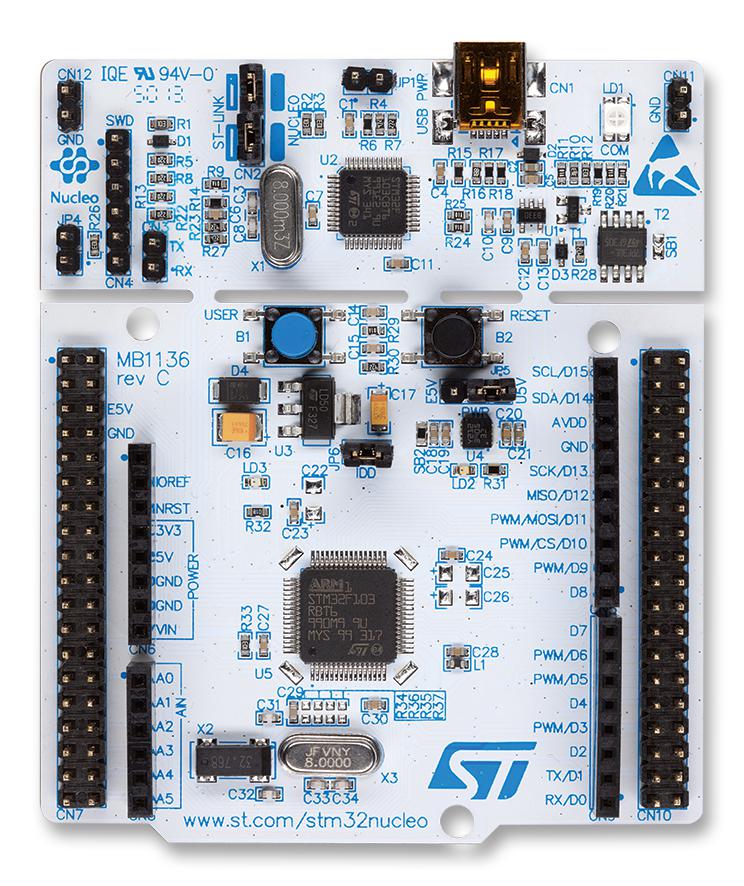 NUCLEO-F410RB DEV BOARD, NUCLEO-64 MCU STMICROELECTRONICS